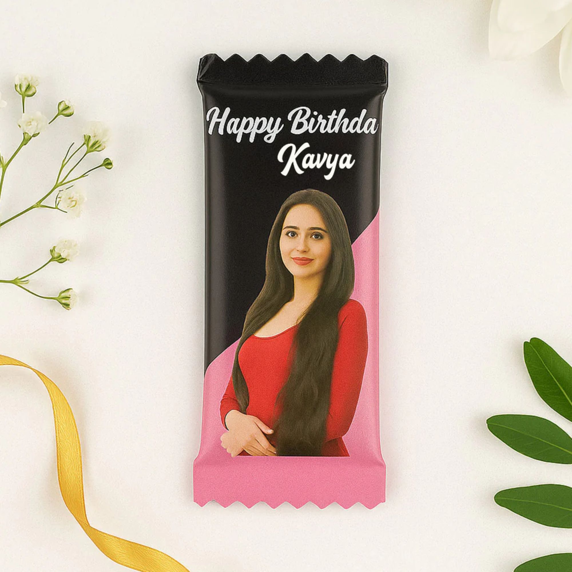 Chocolate Wrapper – Photo & Name