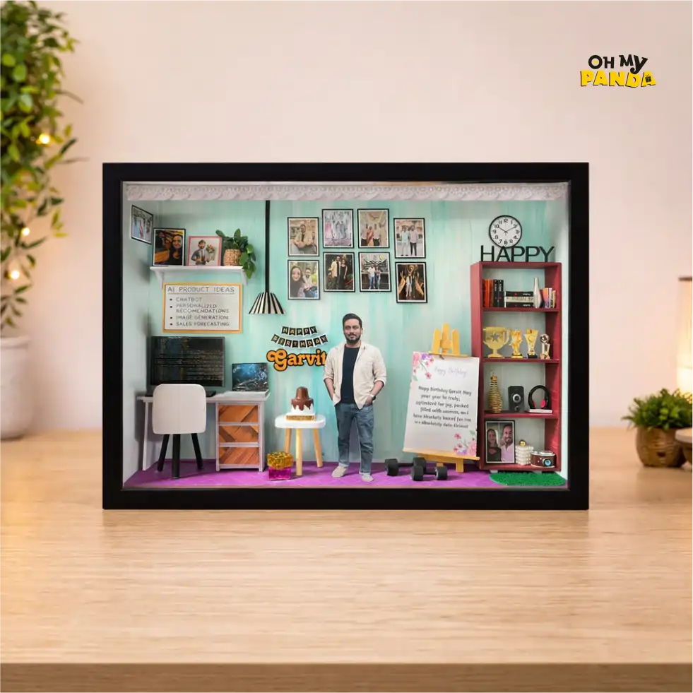 3D Miniature Box Frame