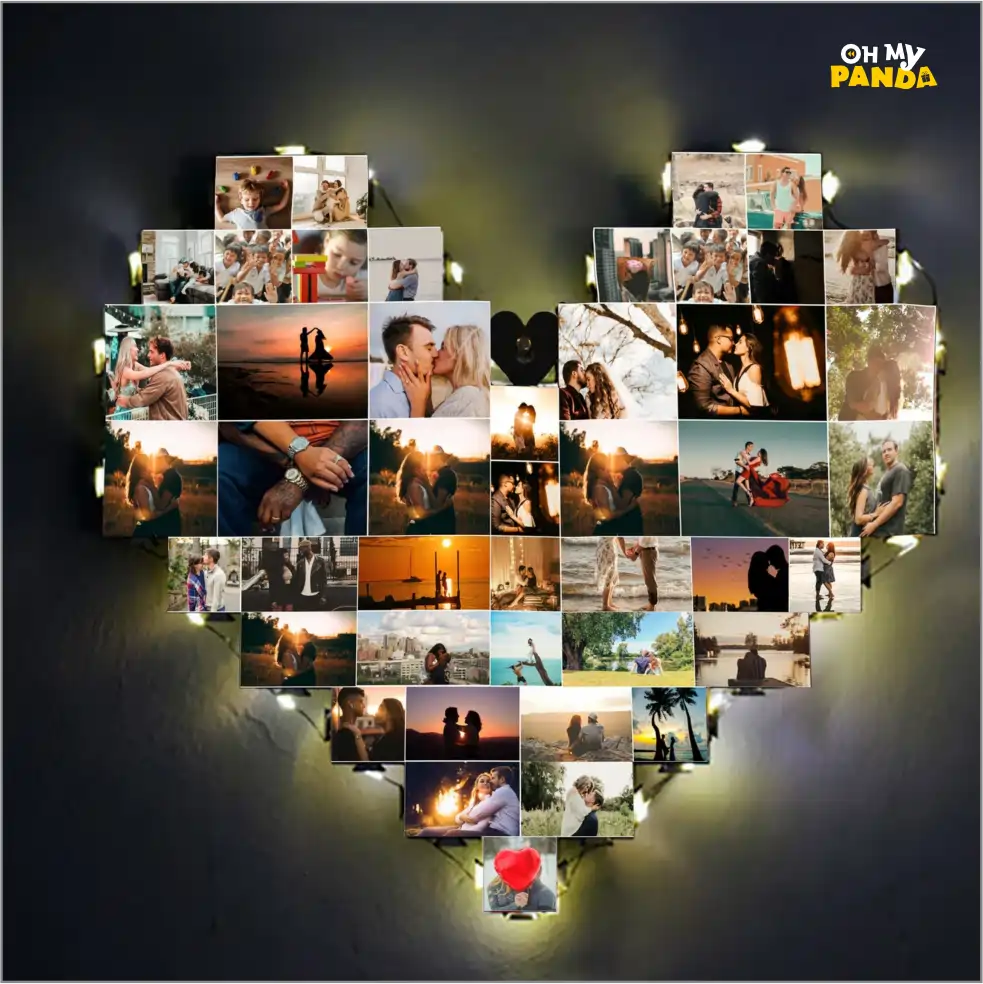 Heart Shape Foam Photo